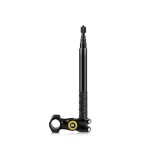 Perche a selfie en alliage d'aluminium durable avec pince de fixation pour guidon et patins en caoutchouc ...