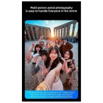 Perche a selfie cl07 avec ecran miroir et projection wifi, tr�pied, affichage en temps r�el, moniteur ...