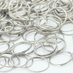 Petits connecteurs a boucle ronde en argent, 100 pièces, prismes en cristal, 10 mm, pour pièces de lampe ... Petits connecteurs a boucle ronde en argent, 100 pièces, prismes en cristal, 10 mm, pour pièces de lampe ...