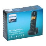 Philips d2601b t�l�phone - noir