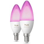 Philips hue white and color ambiance flamme b39 - ampoule led connect�e e14
