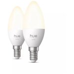 Philips hue white flamme b39 - ampoule led connect�e e14