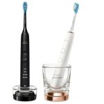 Philips sonicare diamondclean 9000 series diamondclean 9000 hx9914 / 57 2x brossse a dents electrique ...
