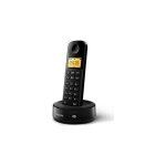 Philips telephone fixe sans fil - d1651b - 01 - telephone dect - noir