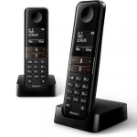 Philips d4702b / 34 t�l�phone t�l�phone dect identification de l'appelant noir