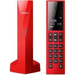 Philips wireless landline telephone m3501r / 23 line v red design Philips wireless landline telephone m3501r / 23 line v red design