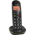 Phoneeasy 100w tlphone sans fil dect pour seniors avec grandes touches et son amplifi (noir x 1) [version ...