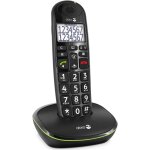 Phoneeasy 110 dect wireless telephone for seniors with large talking keys and amplified audio (black ...