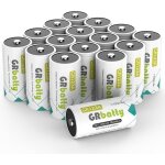 Pile cr123a lithium 3v 16pcs, pile cr123a 1700mah haute capacit pour lampe de poche, capteur de scurit ...
