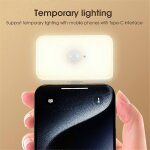 Pir veilleuse intelligent corps humain capteur lampe maison alle cabinet chambre typec plug - in led ...