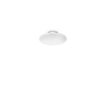 Plafonnier - ideal lux - smarties bianco - blanc - verre - e27 60w