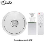 Plafonnier au design moderne, avec t�l�commande et bluetooth, design musical, luminaire d�coratif de ...
