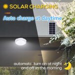 Plafonnier intelligent 2 en 1 a energie solaire, luminaire décoratif d'intérieur ou d'extérieur, idéal ... Plafonnier intelligent 2 en 1 a energie solaire, luminaire décoratif d'intérieur ou d'extérieur, idéal ...