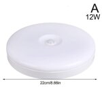 Plafonnier led avec capteur de mouvement, eclairage d'int�rieur intelligent, id�al pour un couloir ou ...