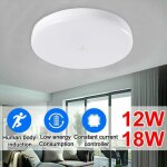 Plafonnier led avec capteur de mouvement pir, eclairage d'int�rieur intelligent, luminaire de plafond, ...