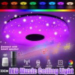 Plafonnier led intelligent avec t�l�commande, contr�lable par application mobile via wi - fi, bluetooth ...