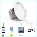 Plafonnier led rgbw a commande wifi