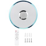 Plafonnier led avec t�l�commande bluetooth et haut - parleur, design moderne, eclairage d'int�rieur, ...