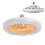 Plafonnier led avec ventilateur de plafond a 3 niveaux, lampes de synchronisation intelligentes pour ...