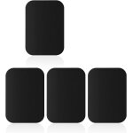 Plaques de m�tal lot de 4 pour support t�l�phone voiture magn�tique, plaque de m�tal mince avec adh�sif ...