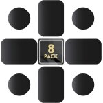 Plaques de m�tal lot de 8 pour support t�l�phone voiture magn�tique, plaque de m�tal mince avec adh�sif ...