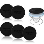 Plat plaques de m�tal de remplacement de 6 pcs, adh�sif disque en m�tal epais et solide pour aimant de ...