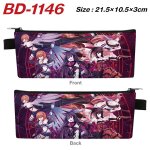 Pleine couleur pu crayon sac etudiant dessin anim animation porte - stylo etui a crayons papeterie bote ...