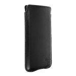 Pochette smartphone jusqu' 5. 5'' cuir italien intrieur soft touch slim noir