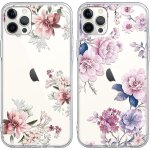 Polki - 2 pices coque pour iphone 16 pro 6, 3 , ultra fine souple transparente silicone tpu avec motif ...