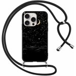 Polki - coque pour apple iphone 13 pro avec cordon de collier, aesthetic plante motif etui housse rglable ...
