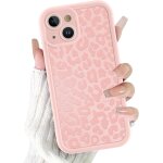 Polki - coque pour iphone 13 mini 5, 4u201d, aesthetic léopard motif etui rose mat housse ultra mince ... Polki - coque pour iphone 13 mini 5, 4u201d, aesthetic léopard motif etui rose mat housse ultra mince ...