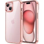 Polki - coque pour iphone 15 6, 1 pouces, anti - jaunissement etui de protection antichoc, housse anti ...
