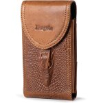 Porte - cartes de ceinture pour homme, etui de ceinture pour t�l�phone portable, etui en cuir v�ritable ...