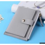 Porte - cartes multi - fentes en cuir pu pour hommes et femmes, mini porte - monnaie, etui portefeuille, ...
