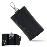 Porte - clés de voiture en cuir portable pour hommes, porte - clés, etui a clés, sac punck, noir, couverture ... Porte - clés de voiture en cuir portable pour hommes, porte - clés, etui a clés, sac punck, noir, couverture ...