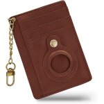 Porte - permis de conduire britannique avec support airtag, chane en mtal et cuir pour homme et femme, ...