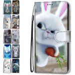 Portefeuille coque pour samsung galaxy a14 4g 5g cuir flip case cover motif avec fentes de carte pochette ...