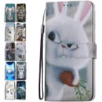 Portefeuille coque pour samsung galaxy a20e cuir flip case cover motif avec fentes de carte pochette ...