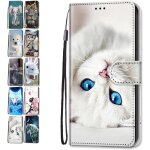 Portefeuille coque pour samsung galaxy s10 cuir flip case cover motif avec fentes de carte pochette a ...