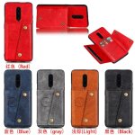 Portefeuille etui pour oneplus 7 pro b�quille etui portefeuille protection antichoc buit en fer titulaire ...