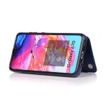 Portefeuille etui pour samsung galaxy a70 cuir pu avec titulaire de la carte bicelle fermoir magntique ...