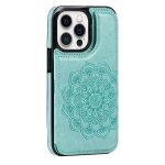 Portefeuille avec porte - cartes etui pour iphone 15 pro cuir pu motif fleur flip antichoc boutons doubles ... Portefeuille avec porte - cartes etui pour iphone 15 pro cuir pu motif fleur flip antichoc boutons doubles ...