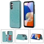 Portefeuille avec porte - cartes etui pour samsung galaxy a15 4g / 5g flip antichoc boutons doubles motif ...