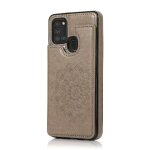 Portefeuille avec porte - cartes etui pour samsung galaxy a21s mandala en relief cuir pu motif fleur ...