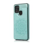 Portefeuille avec porte - cartes etui pour samsung galaxy a21s mandala en relief cuir pu motif fleur ...