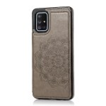 Portefeuille avec porte - cartes etui pour samsung galaxy a51 4g motif fleur cuir pu flip antichoc mandala ...