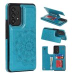 Portefeuille avec porte - carte etui pour samsung galaxy a52s 5g mandala en relief flip antichoc cuir ...