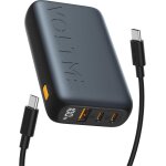 Power bank 10, 000 mah usb - c pd35w, chargeur portable charge rapide 3 ports, usb - a 22, 5 w hypercore ...