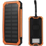 Power bank solaire, chargeur solaire 20000mah 2 sorties ports usb rapide solaire batterie externe solaire ...