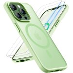 Ppdaz - coque pour iphone 13 pro max avec 2 verre trempé, compatible avec mag safe, etui translucide ... Ppdaz - coque pour iphone 13 pro max avec 2 verre trempé, compatible avec mag safe, etui translucide ...